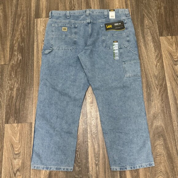 Lee Carpenter Jeans Men's 42X29 Retro Stone Loose Fit Workwear 2287928 - Picture 3 of 11